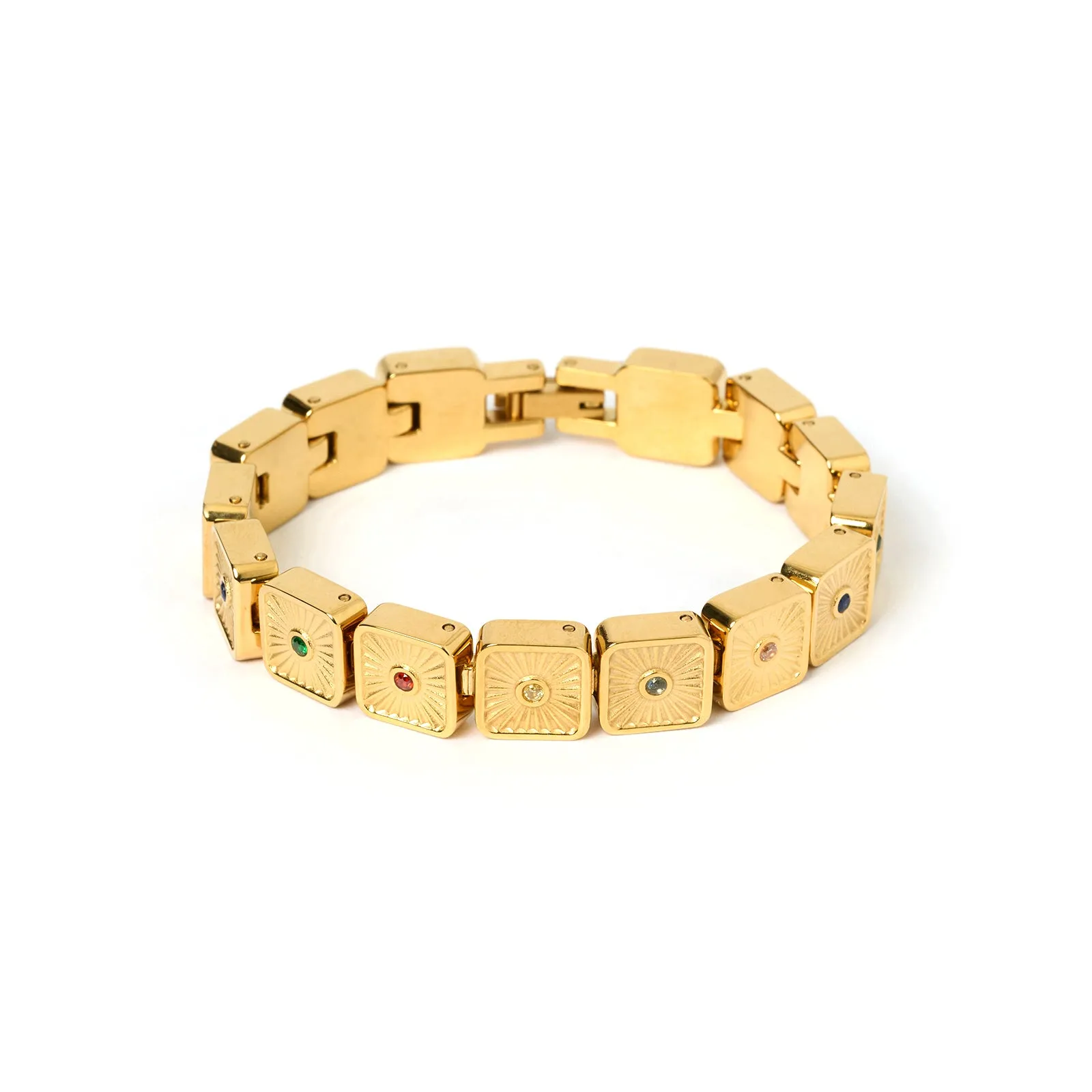 Jasper Gold Bracelet sold by Arms Of Eve