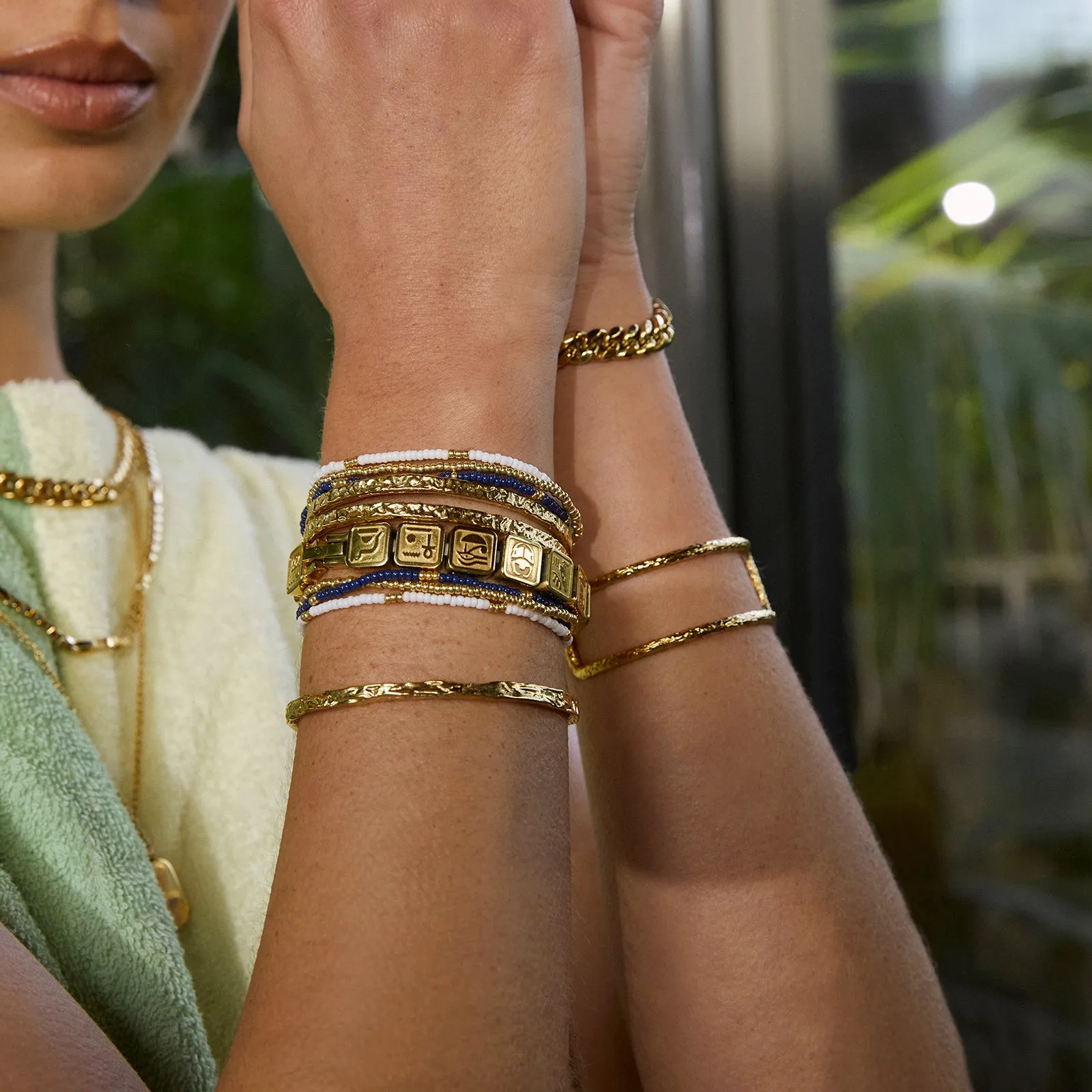 Luxor Gold Bracelet sold by Arms Of Eve product image thumbnail 3