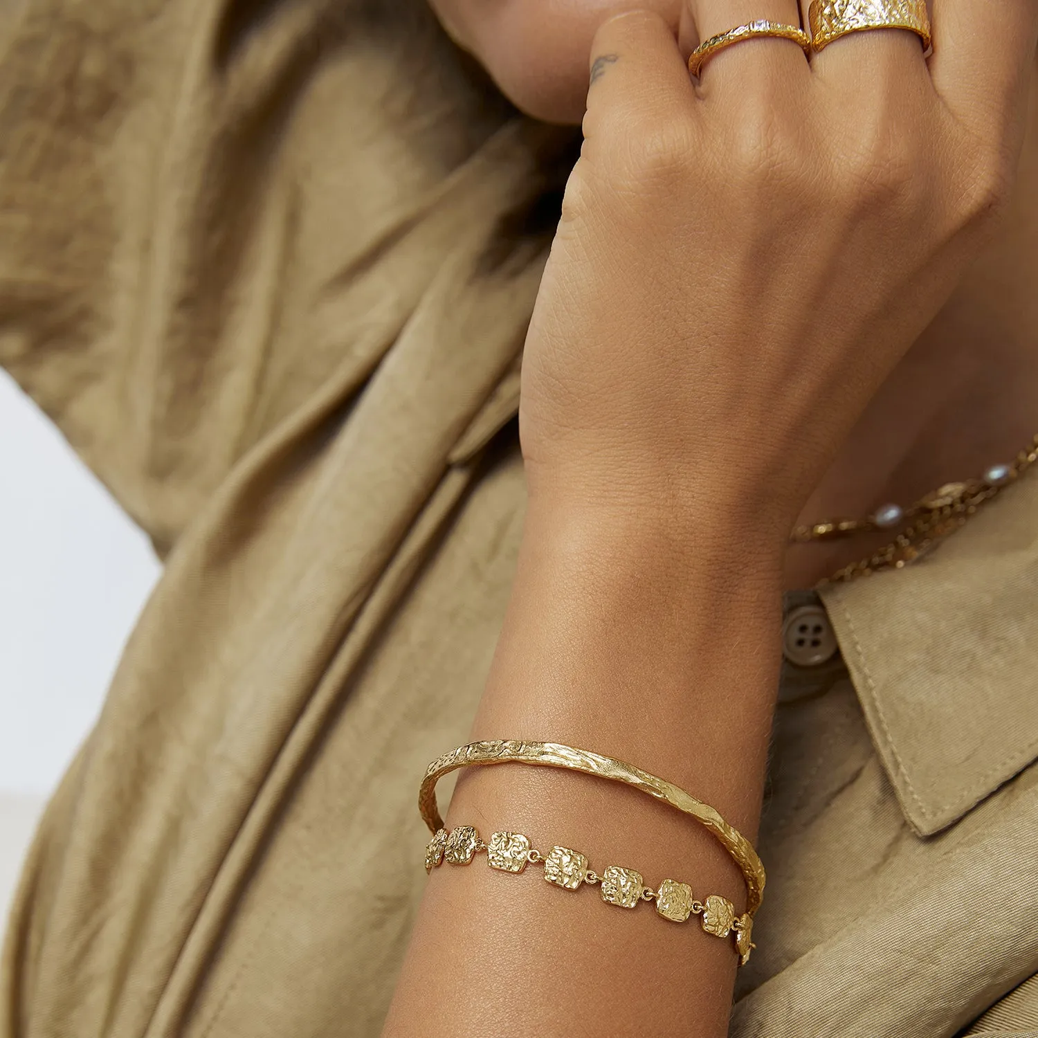 Halo Bracelet Stack sold by Arms Of Eve product image thumbnail 2