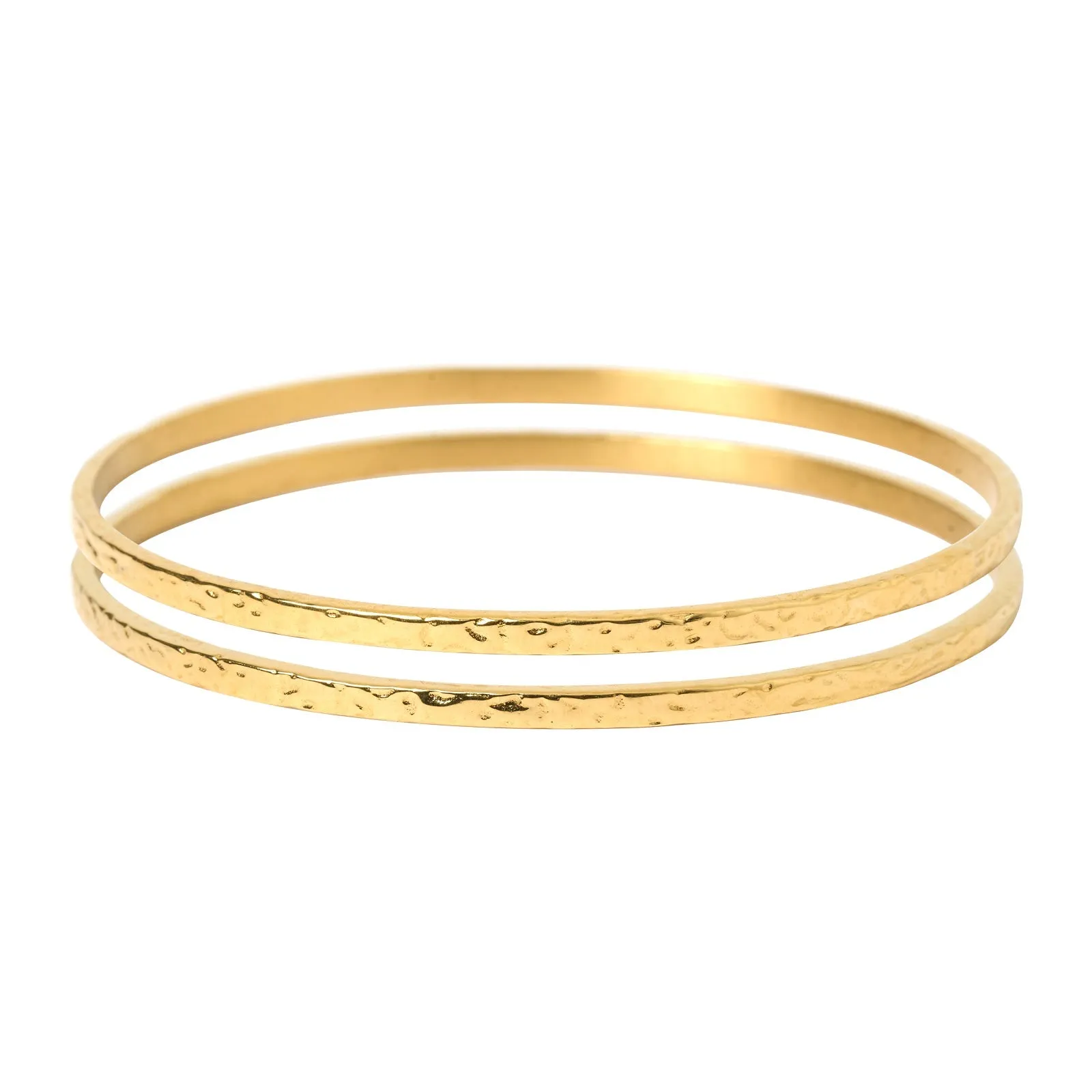 Archie Double Gold Bracelet Stack sold by Arms Of Eve