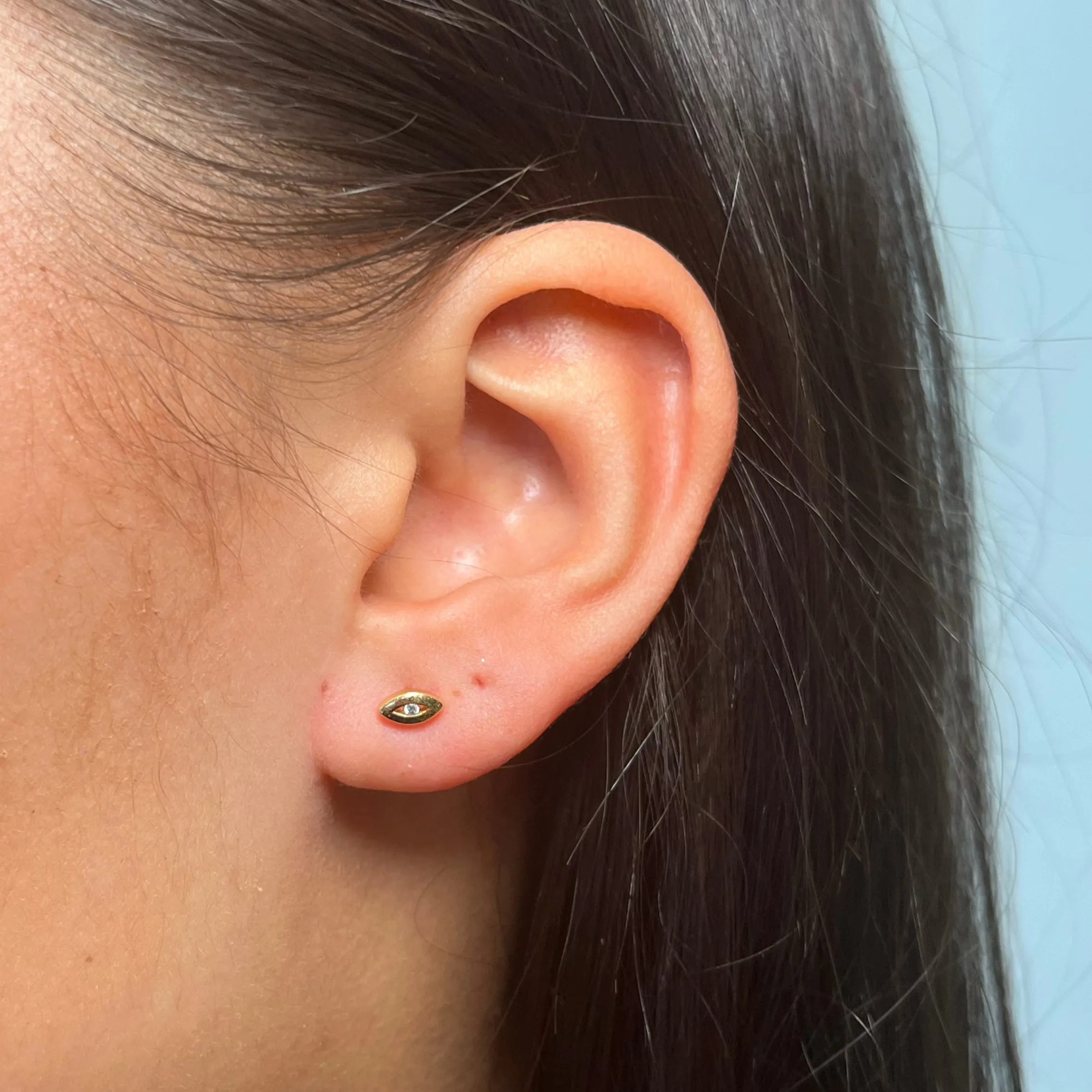 Amulet Gold Single Stud sold by Arms Of Eve product image thumbnail 2