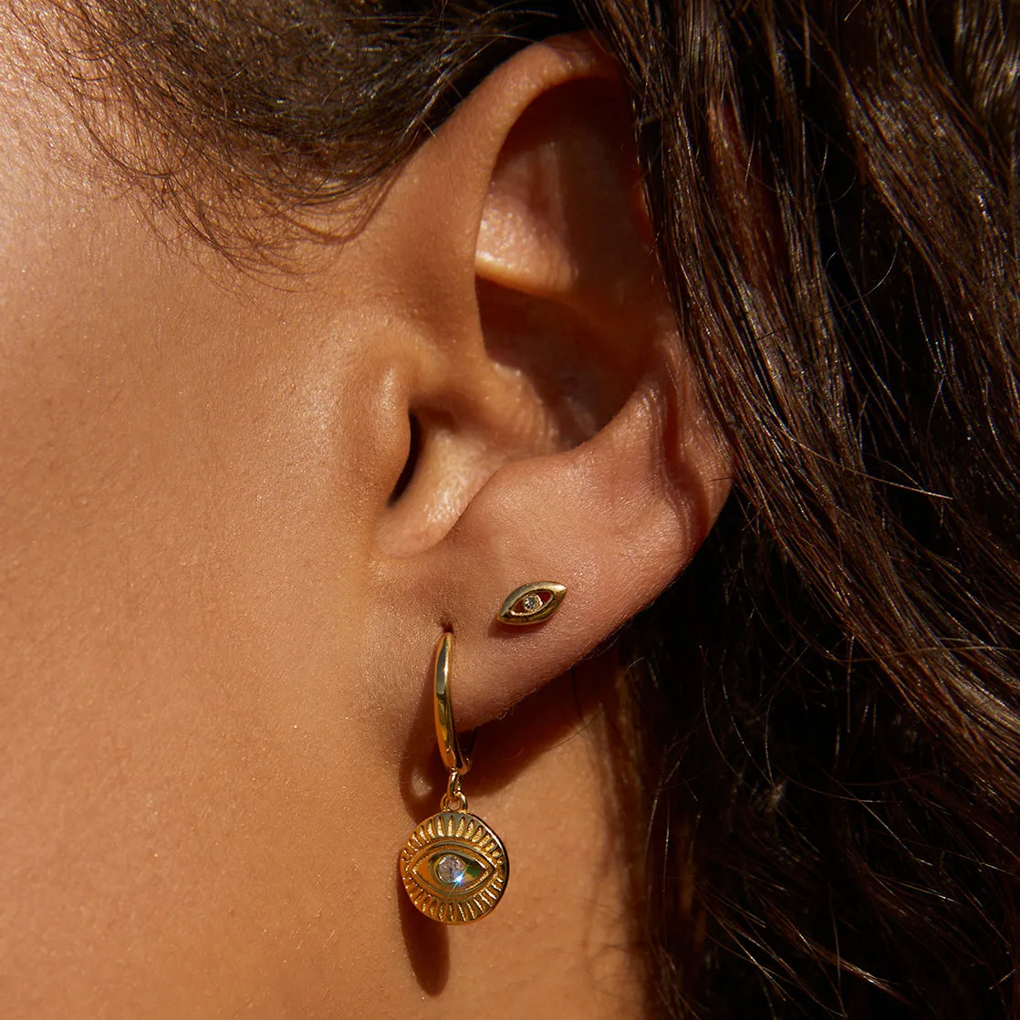 Amulet Gold Studs sold by Arms Of Eve product image thumbnail 2