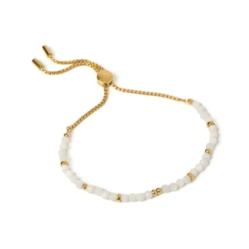 Myla Moonstone and Gold Bracelet sold by Arms Of Eve