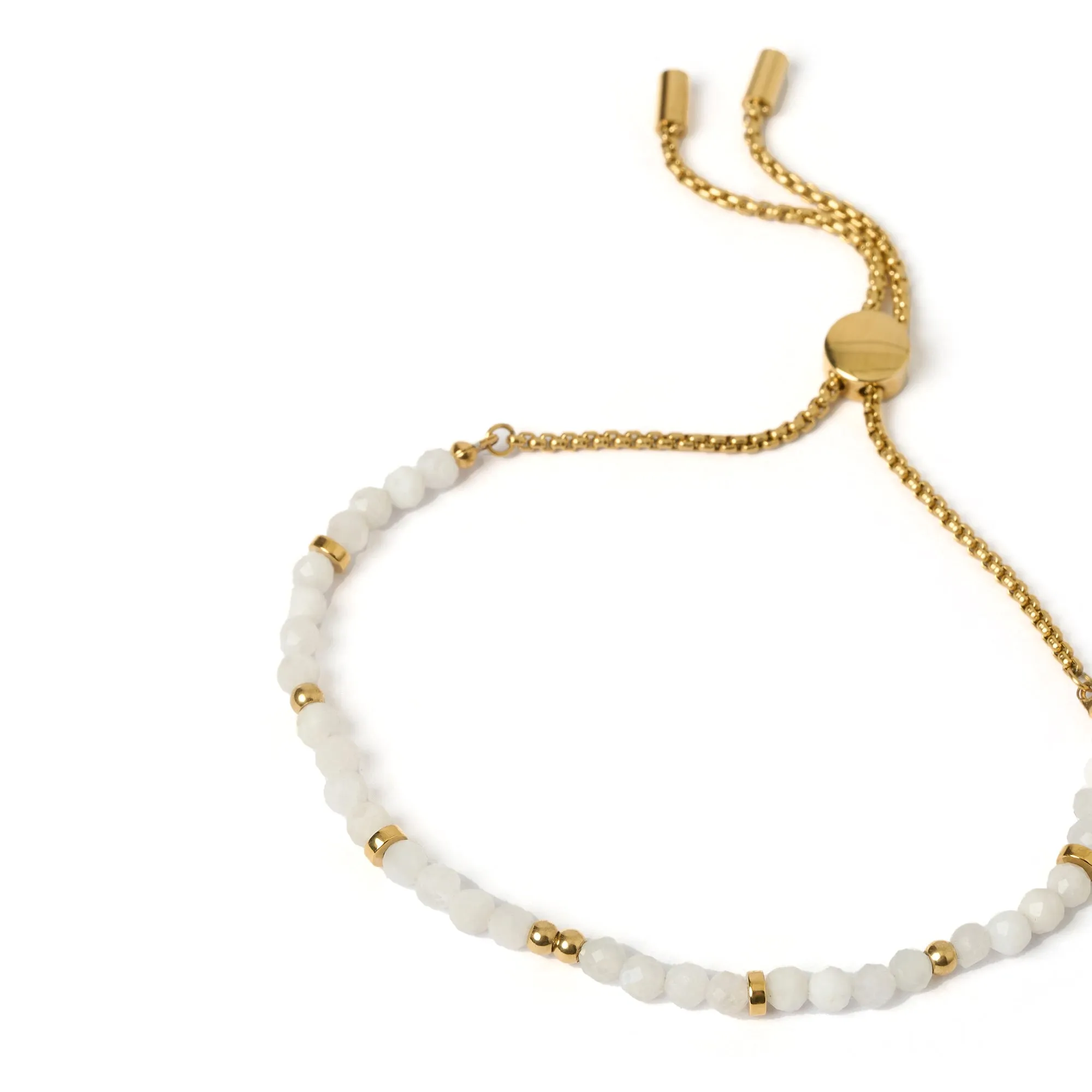 Myla Moonstone and Gold Bracelet sold by Arms Of Eve product image thumbnail 2