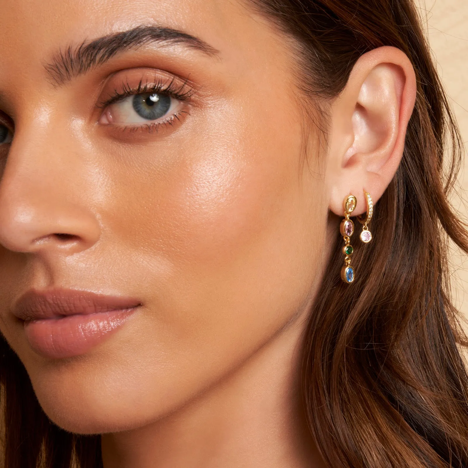 Rhodes Single Stacker Earring - Rose sold by Arms Of Eve product image thumbnail 2