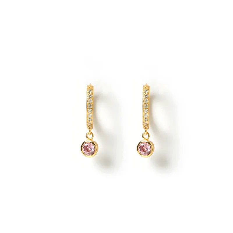 Rhodes Gold Earrings - Rose sold by Arms Of Eve