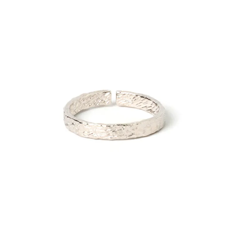 Eros Silver Textured Ring - Small sold by Arms Of Eve