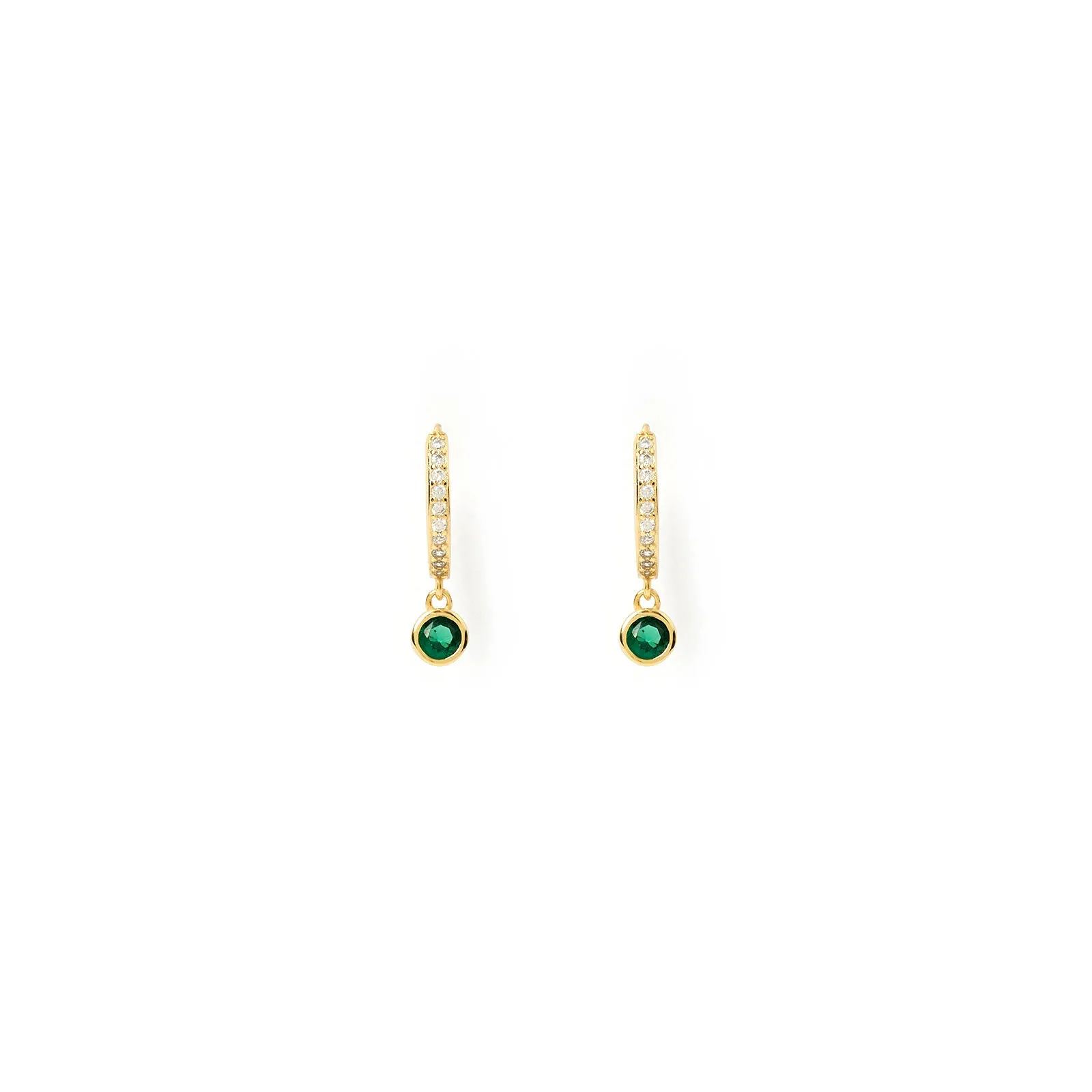 Glitter Earring Stack - Emerald sold by Arms Of Eve product image thumbnail 3