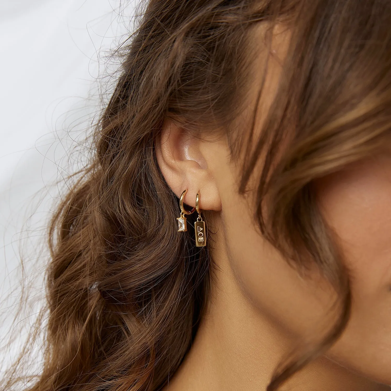 Beau Gold Earrings sold by Arms Of Eve product image thumbnail 2