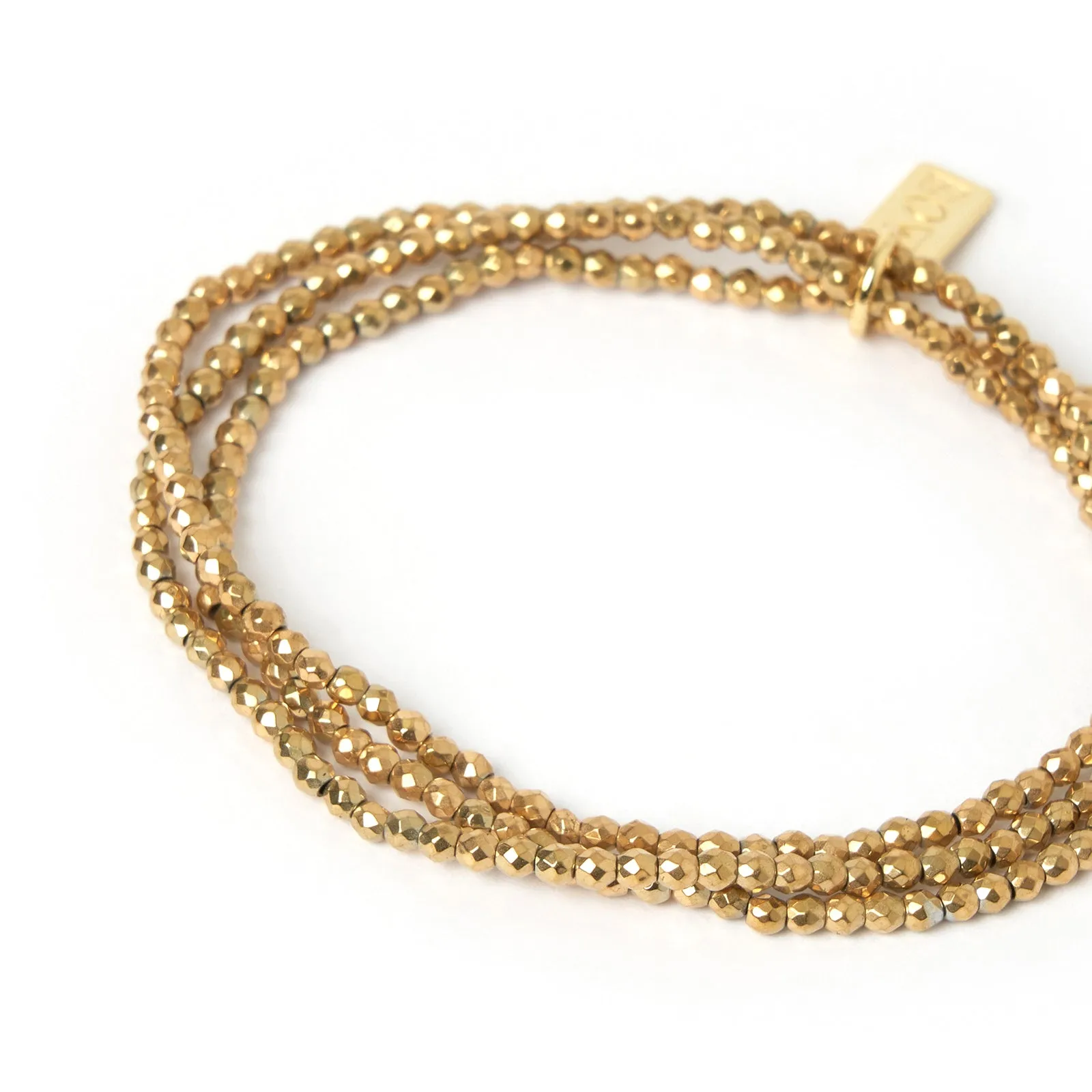 Birdie Gold Bracelet Stack sold by Arms Of Eve product image thumbnail 5