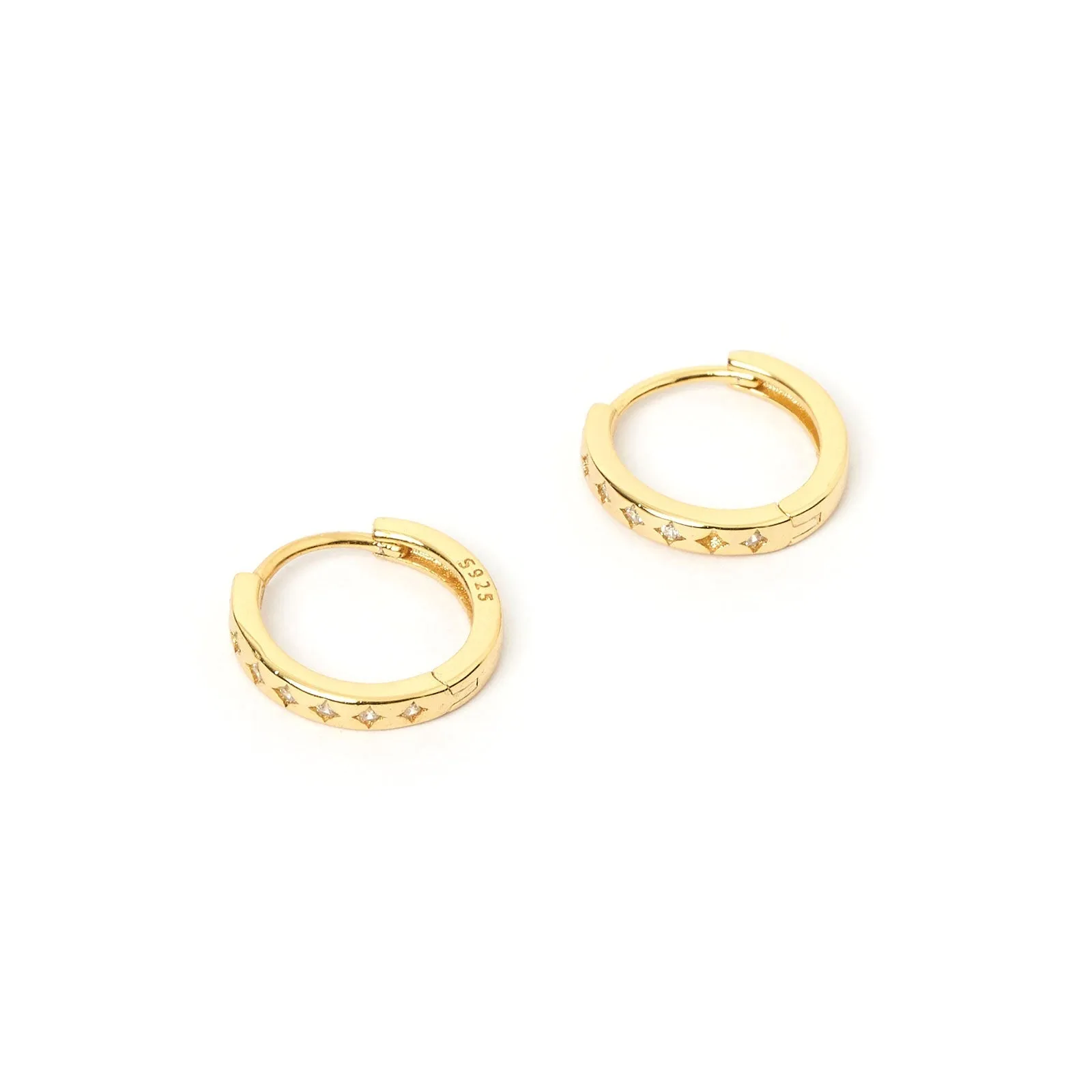 Billie Gold Hoops sold by Arms Of Eve product image thumbnail 5