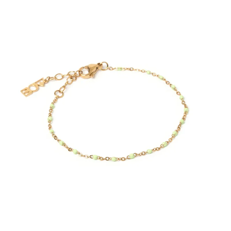 Peggy Gold and Enamel Bracelet - Mint sold by Arms Of Eve
