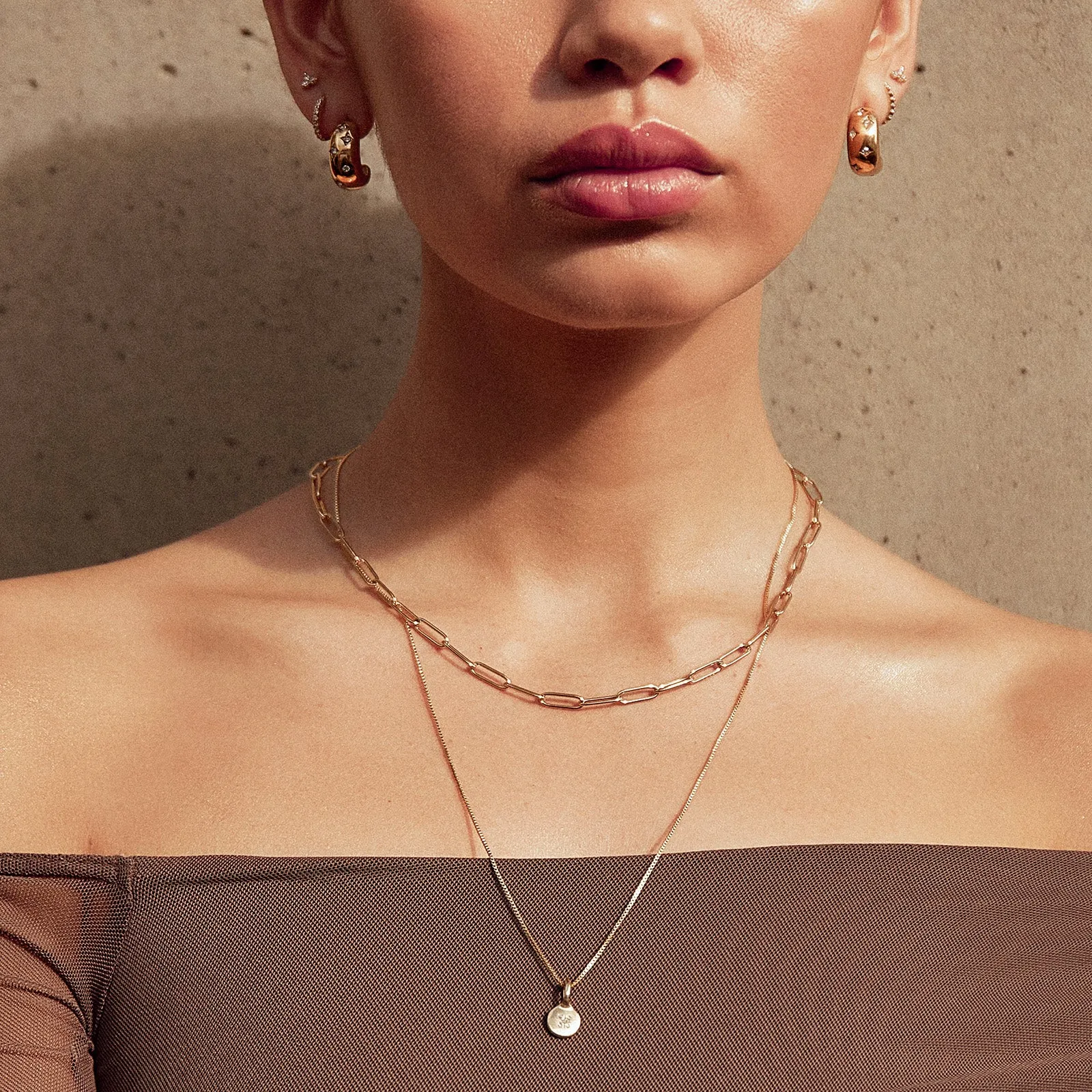 Juelz Hoop Earrings - Stone sold by Arms Of Eve product image thumbnail 5