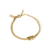 Alphabet String Bracelet - Sand sold by Arms Of Eve