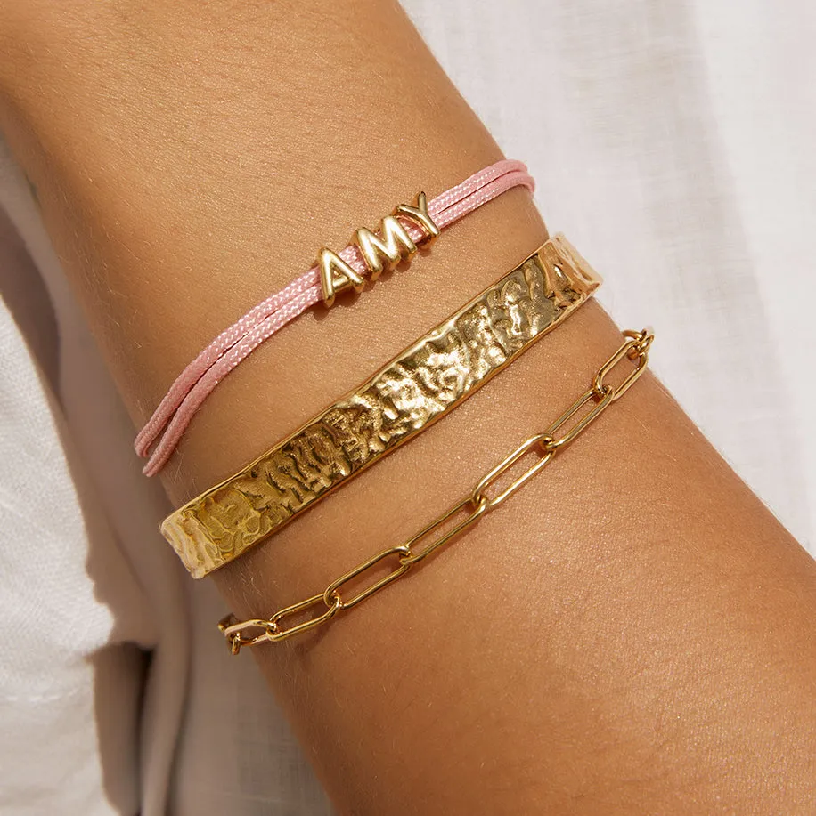 Alphabet String Bracelet - Rose sold by Arms Of Eve product image thumbnail 2