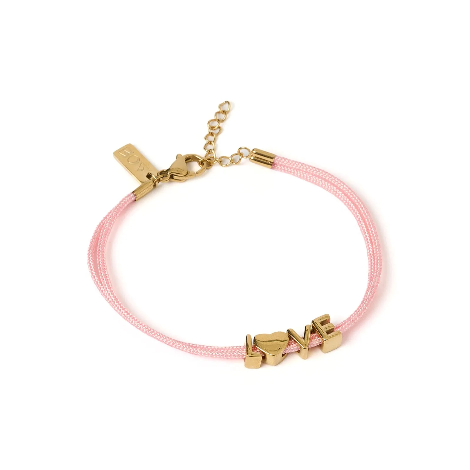 Alphabet String Bracelet - Rose sold by Arms Of Eve product image thumbnail 4