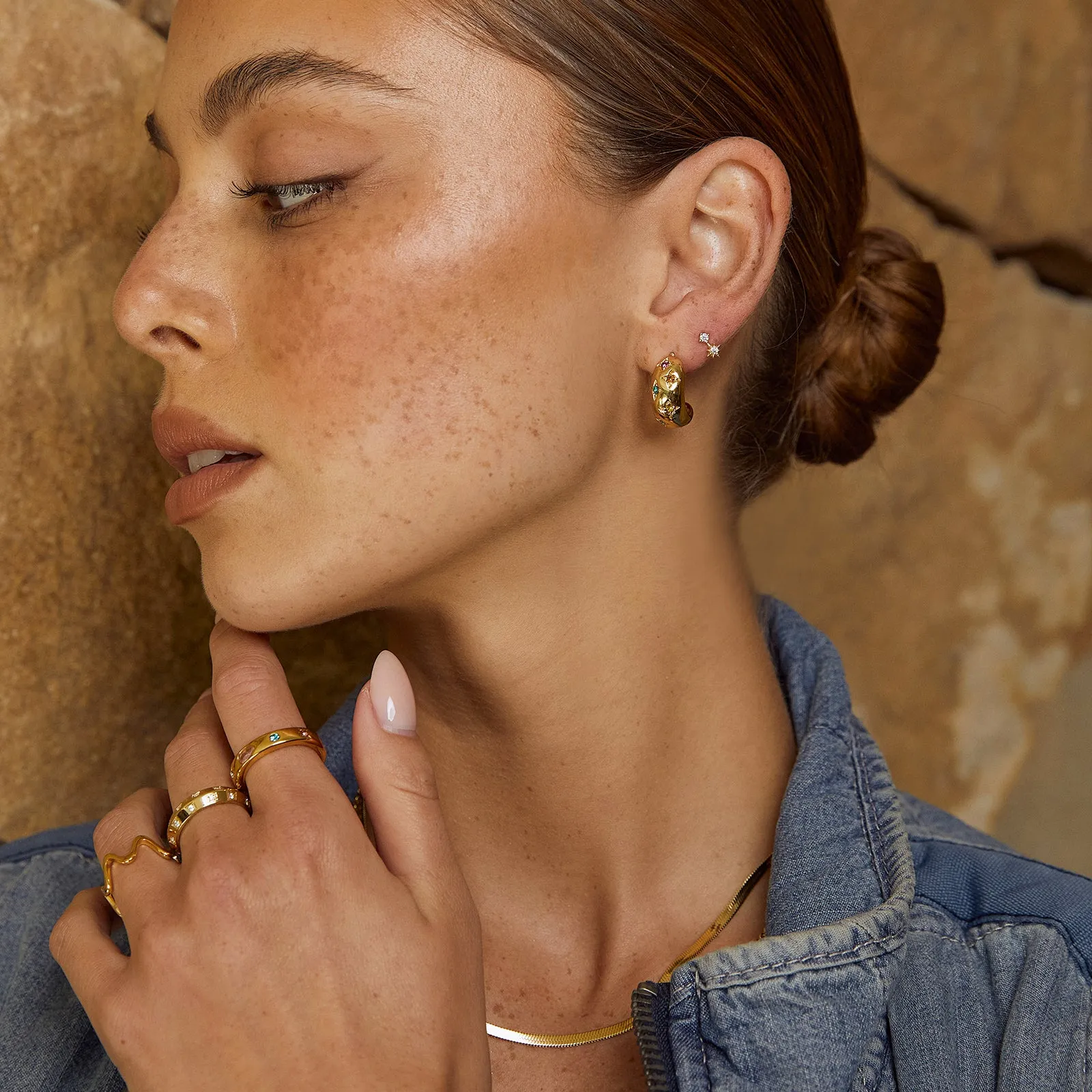 Juelz Hoop Earrings - Multi sold by Arms Of Eve product image thumbnail 3