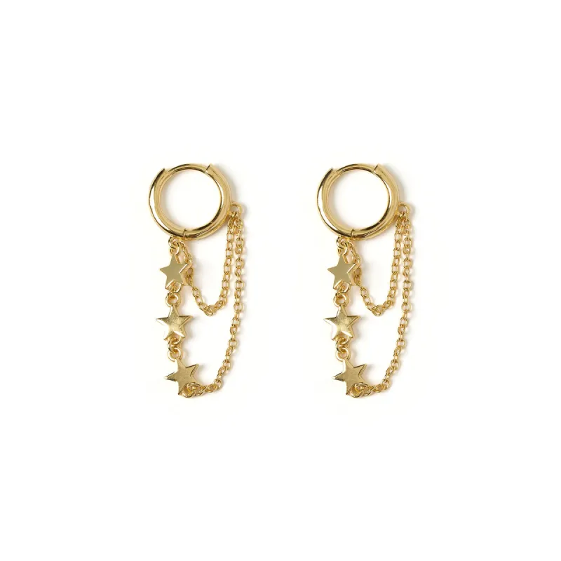Bellini Gold Huggie Earrings sold by Arms Of Eve