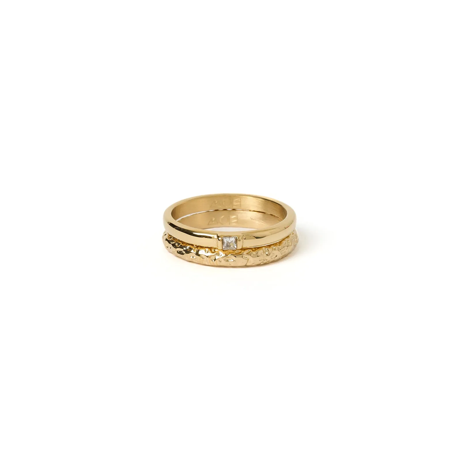Lori Gold Ring Stack sold by Arms Of Eve