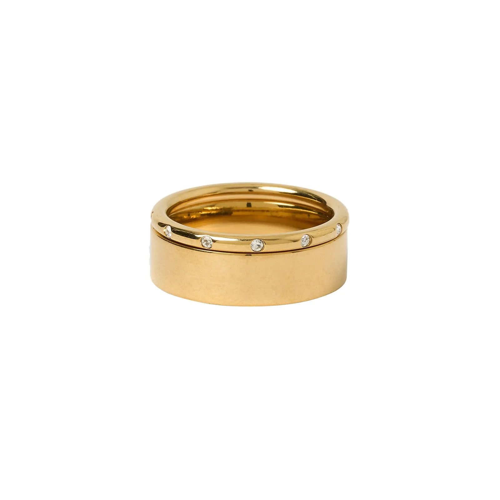 Ladera Gold Ring Stack sold by Arms Of Eve