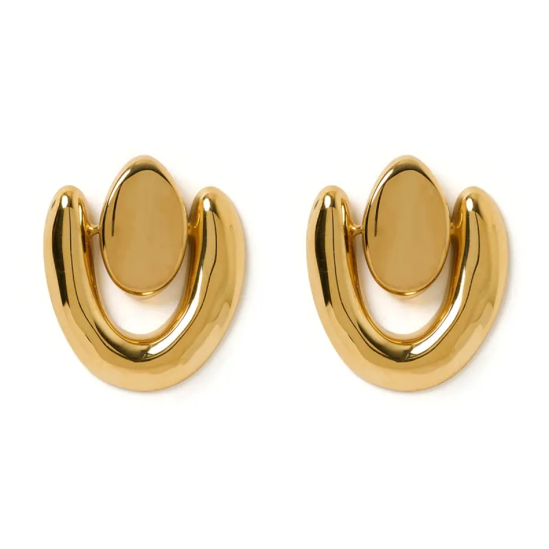 Apollo Gold Earrings sold by Arms Of Eve