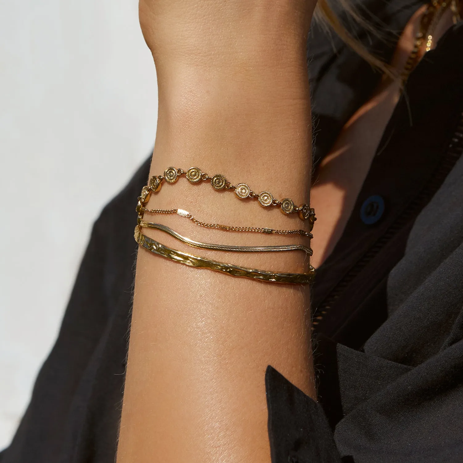 Genevieve Gold Bracelet sold by Arms Of Eve product image thumbnail 2