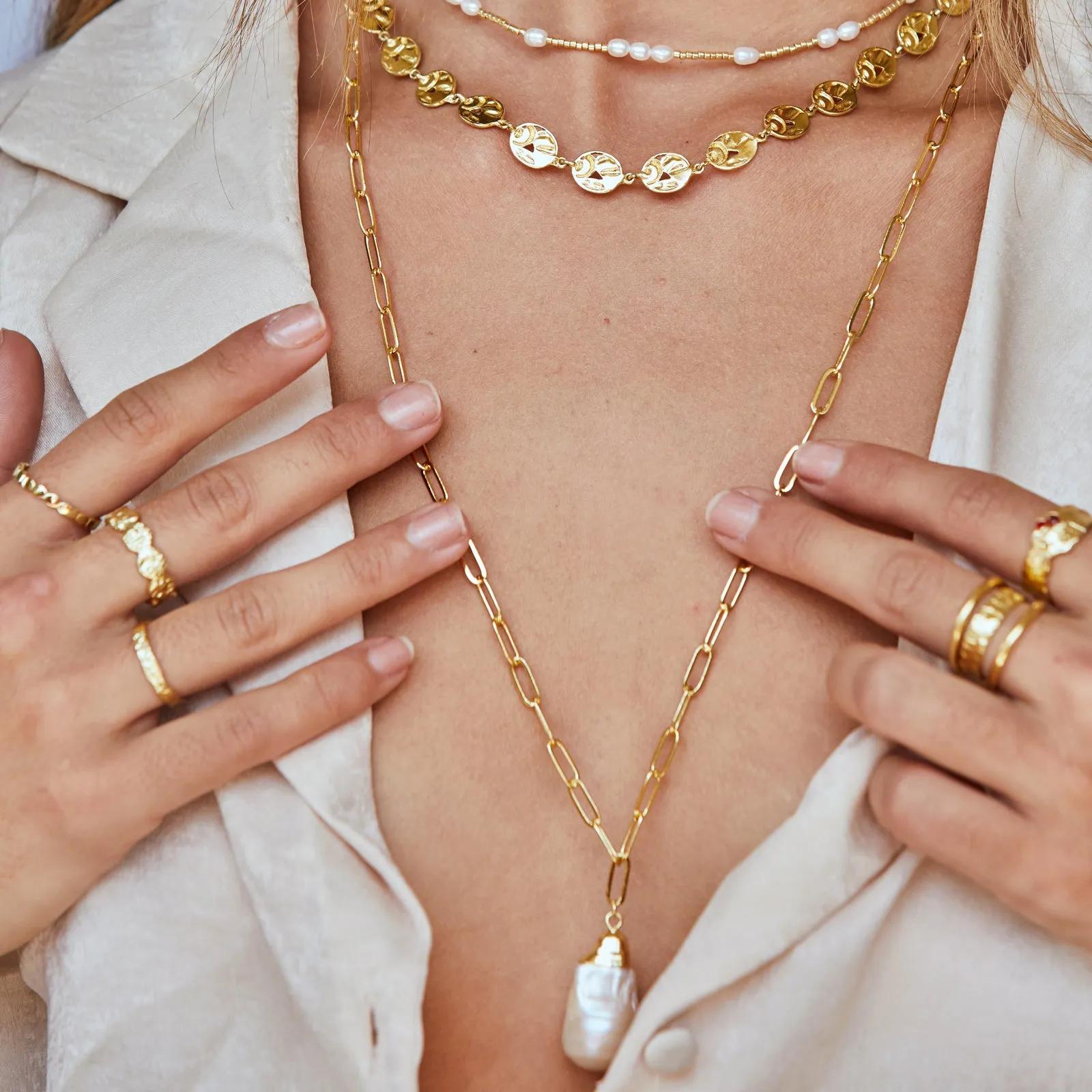 Olsen Gold Ring sold by Arms Of Eve product image thumbnail 3