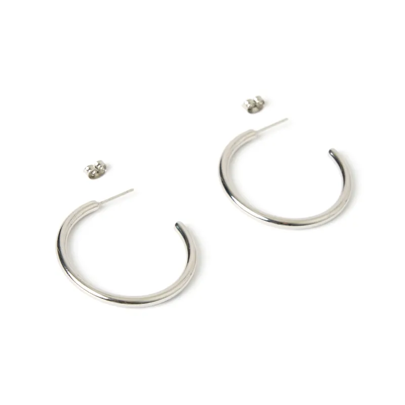Harper Hoop Earrings - Silver sold by Arms Of Eve