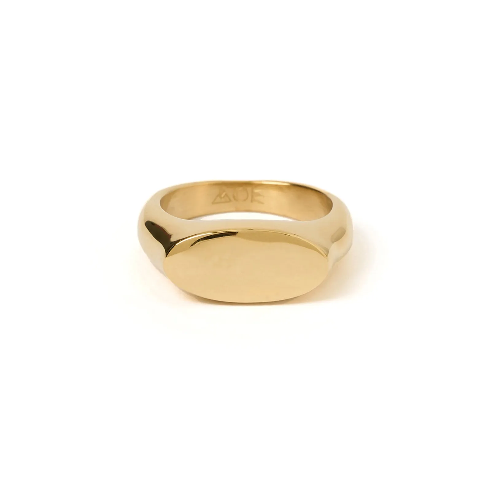 Aster Gold Signet Ring sold by Arms Of Eve