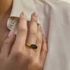 Aster Gold Signet Ring sold by Arms Of Eve