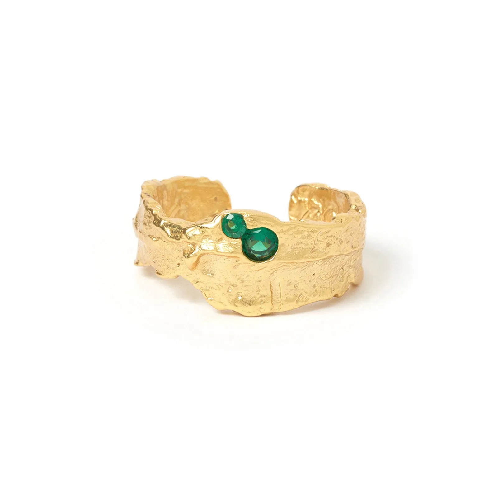 Anya Gold Ring - Emerald sold by Arms Of Eve