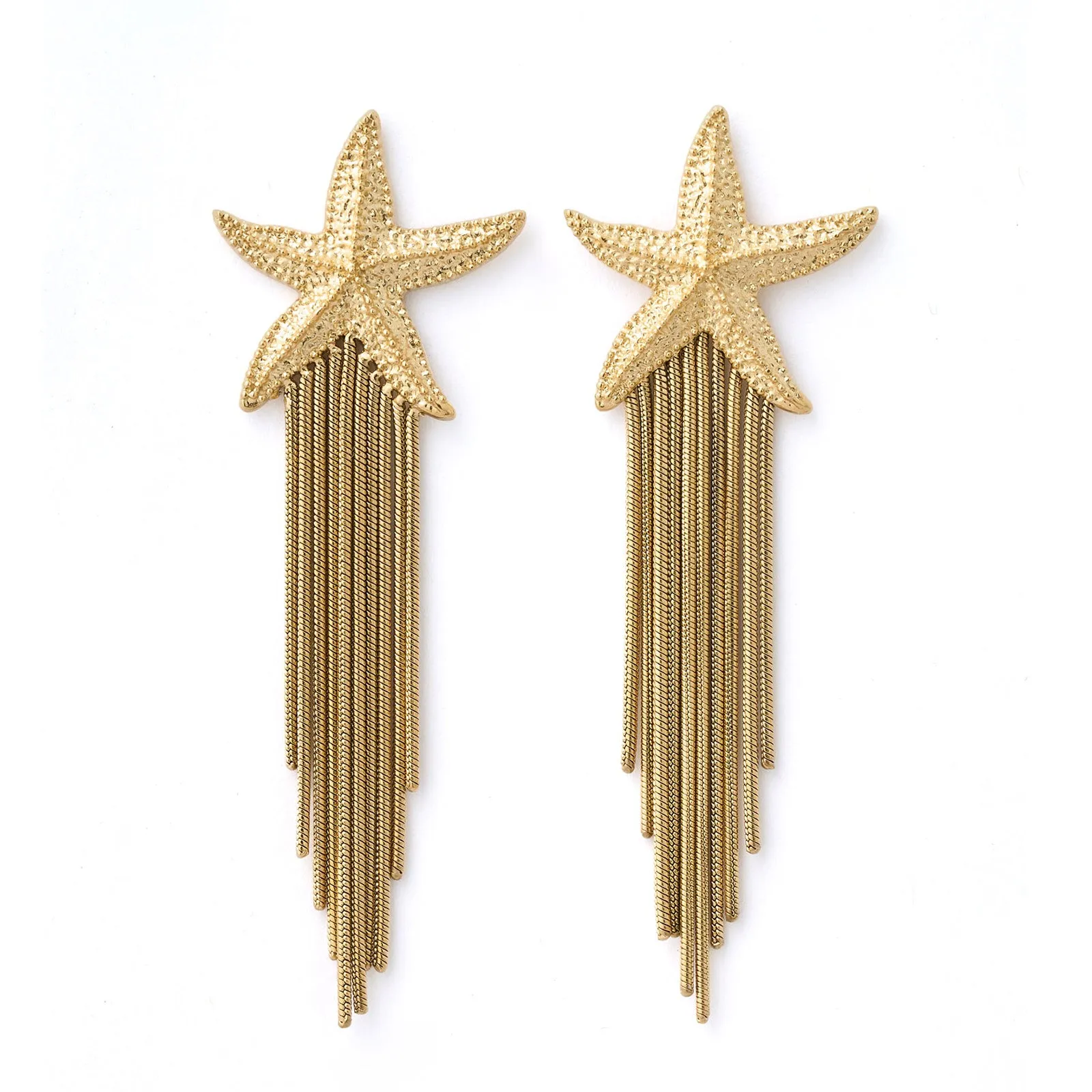 Shooting Star Gold Earrings sold by Arms Of Eve