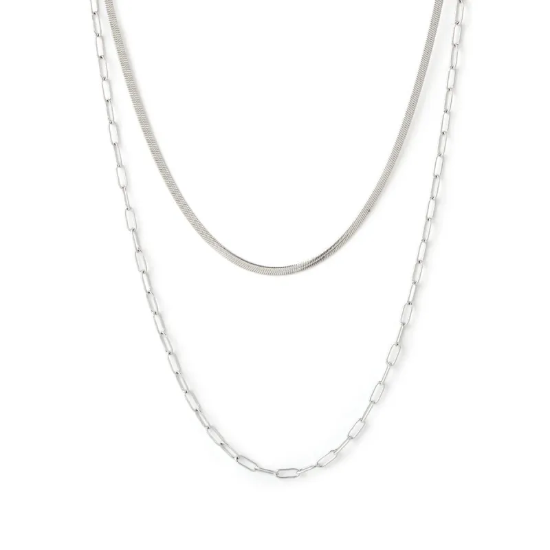 Louie Silver Necklace sold by Arms Of Eve