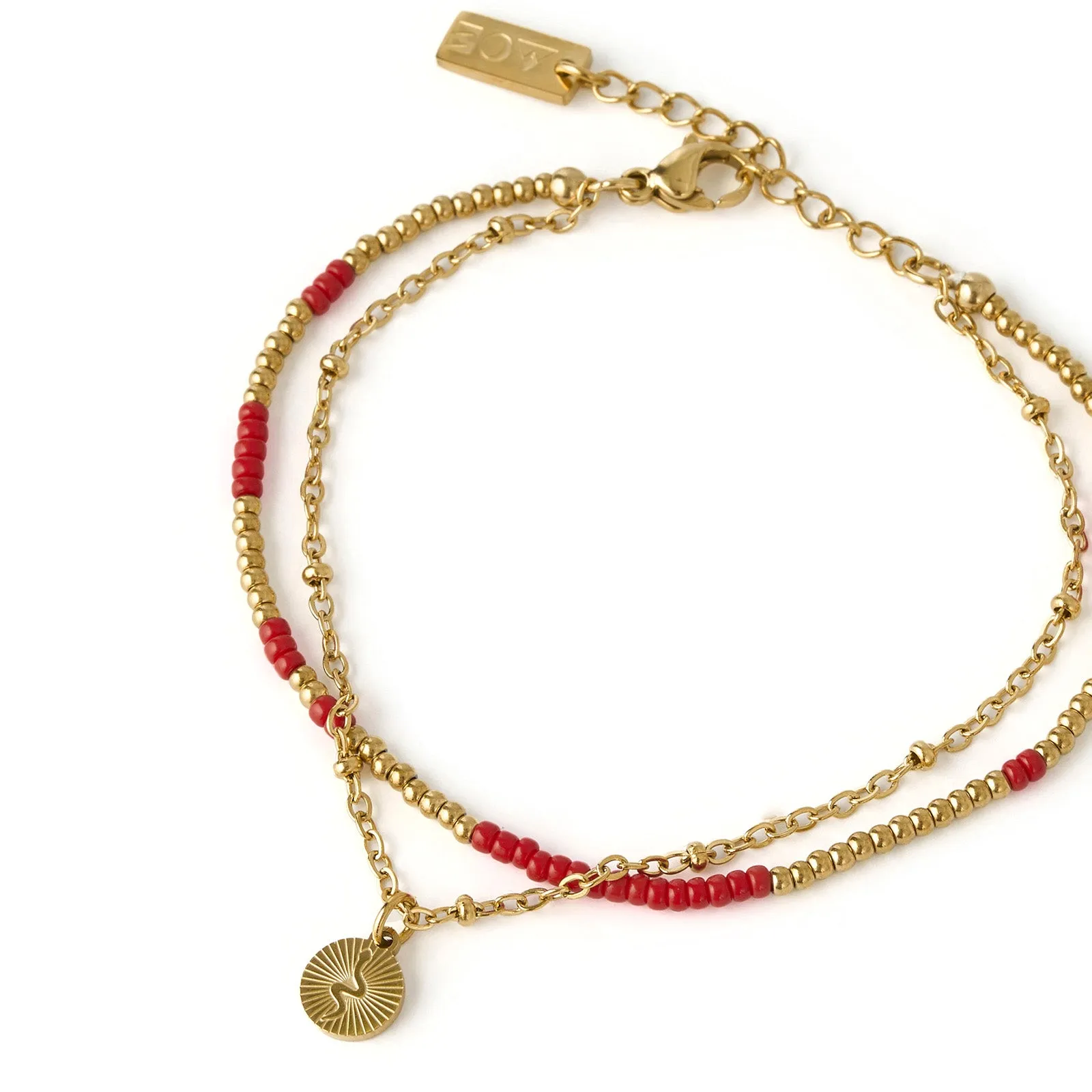 Cobra Gold Bracelet - Cherry sold by Arms Of Eve product image thumbnail 3