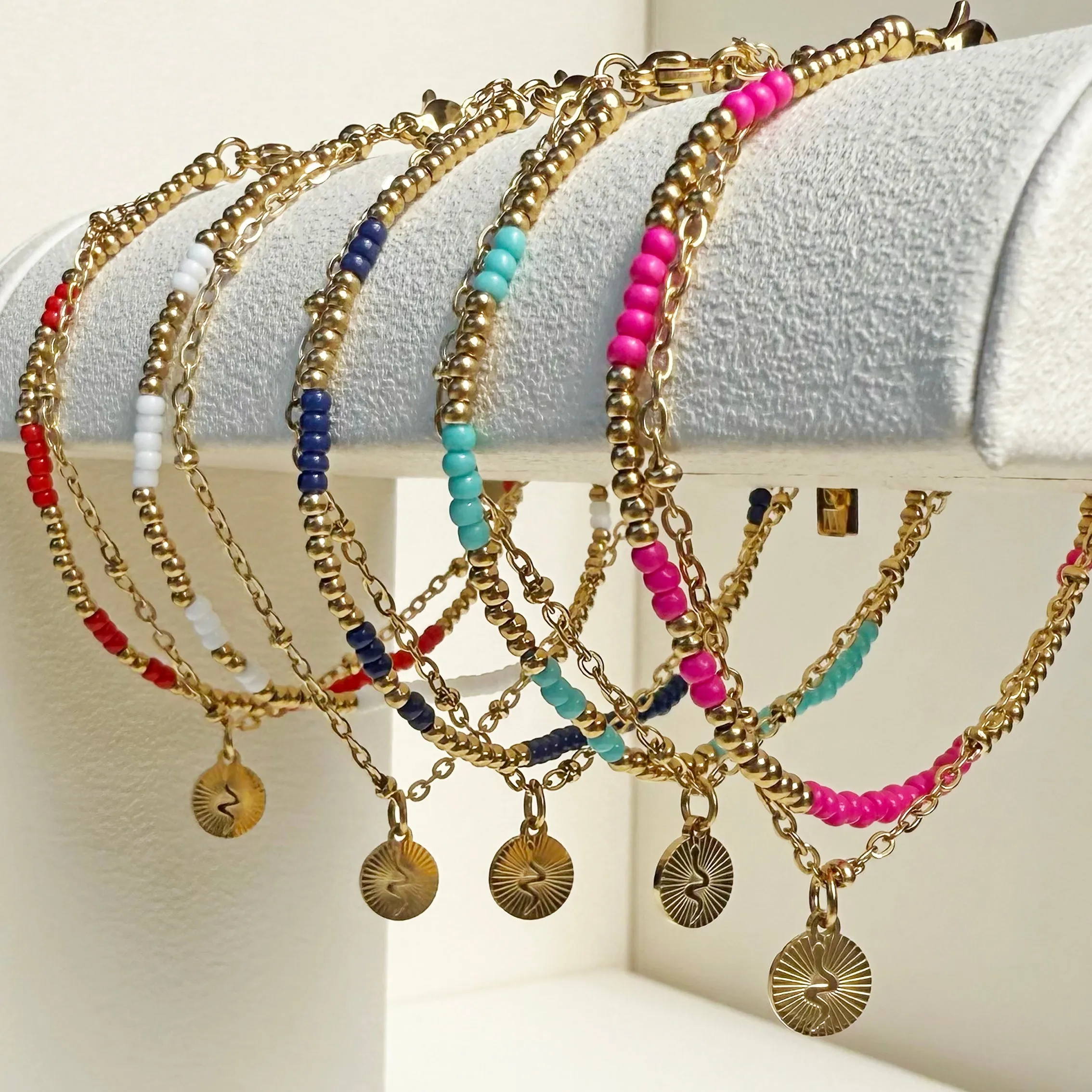 Cobra Gold Bracelet - Cherry sold by Arms Of Eve product image thumbnail 2