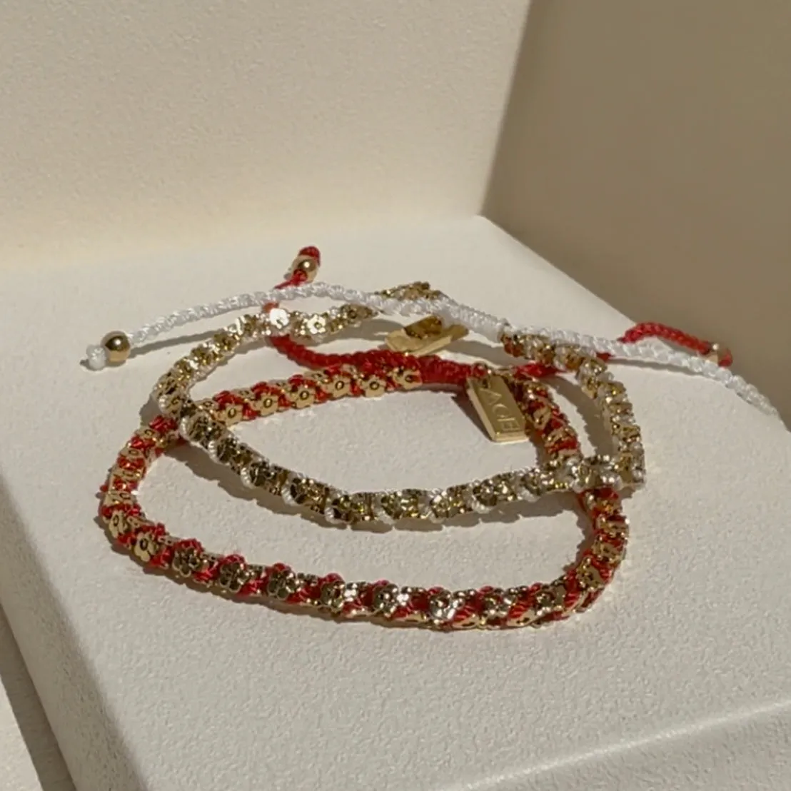 Beatrice Gold Bracelet - Vanilla sold by Arms Of Eve product image thumbnail 2