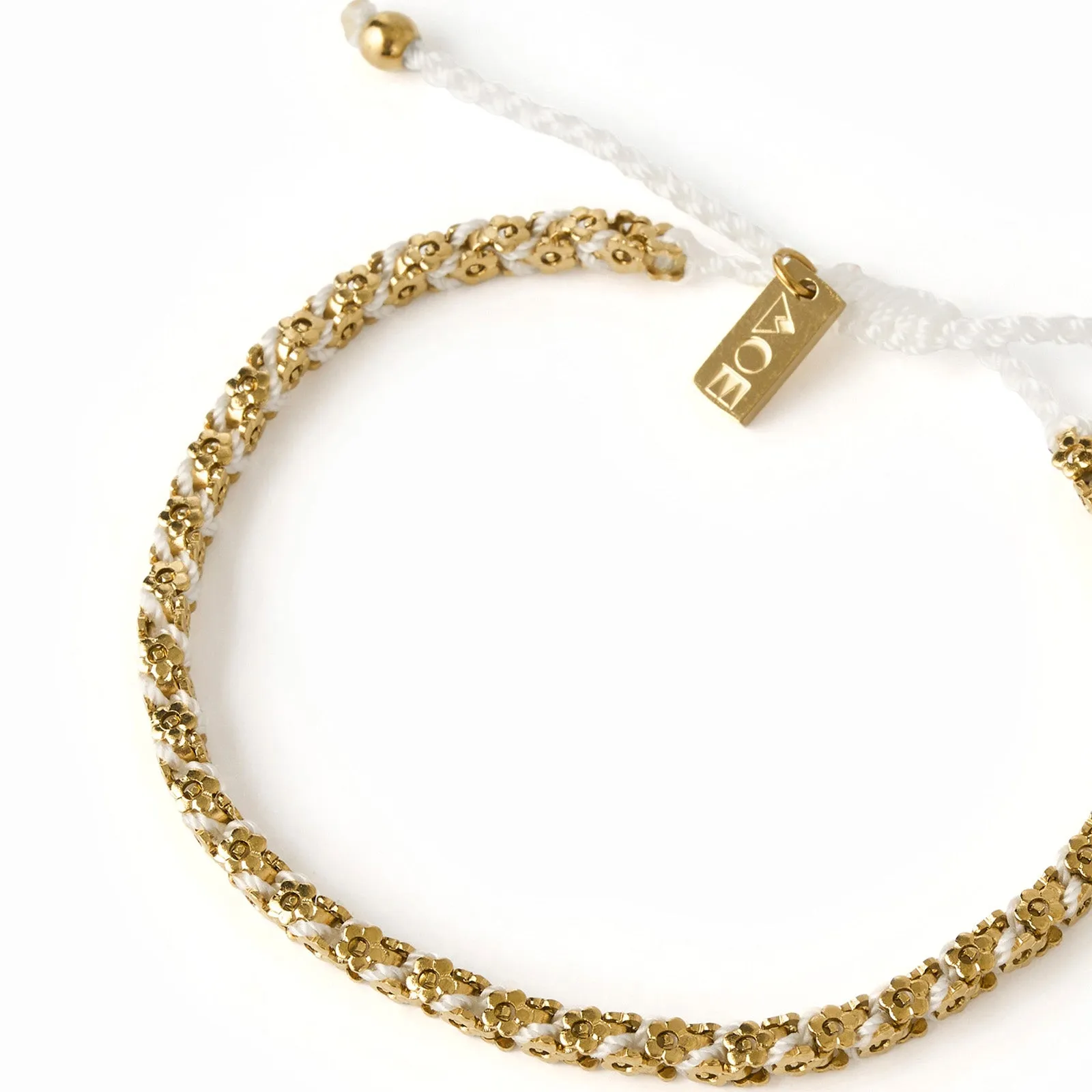 Beatrice Gold Bracelet - Vanilla sold by Arms Of Eve product image thumbnail 3