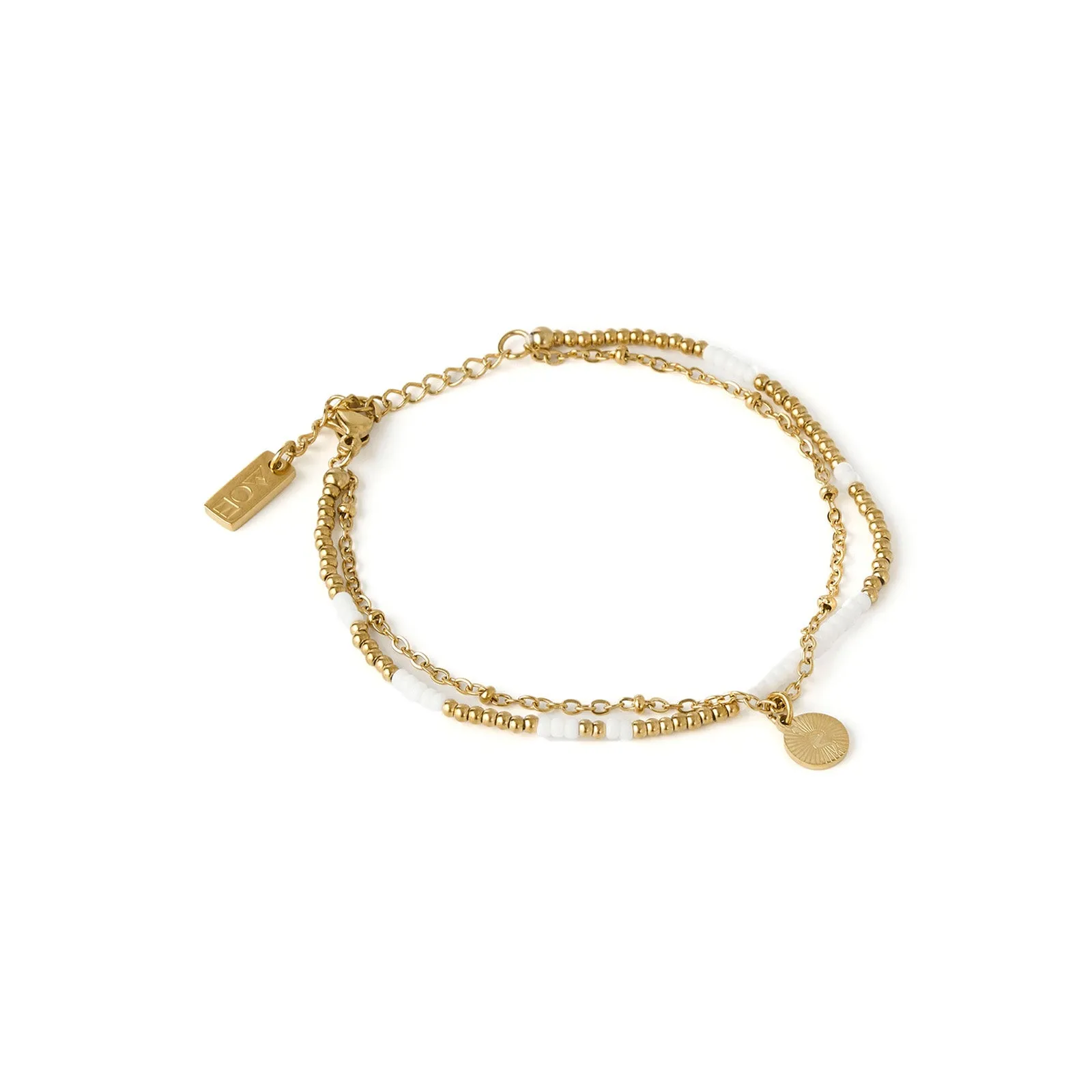 Cobra Gold Bracelet - Vanilla sold by Arms Of Eve