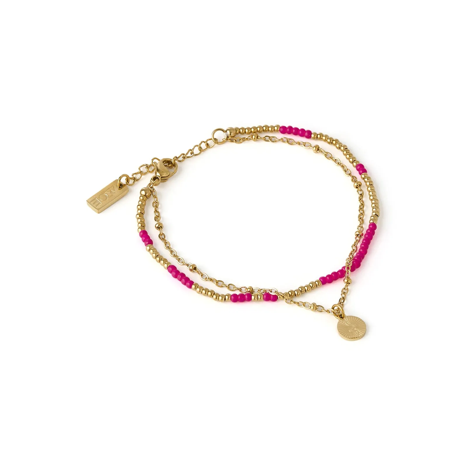 Cobra Gold Bracelet - Berry sold by Arms Of Eve