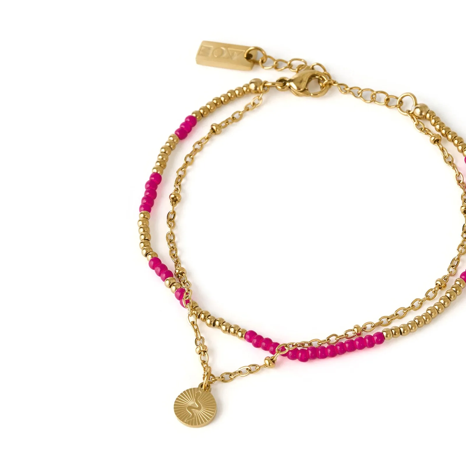 Cobra Gold Bracelet - Berry sold by Arms Of Eve product image thumbnail 3