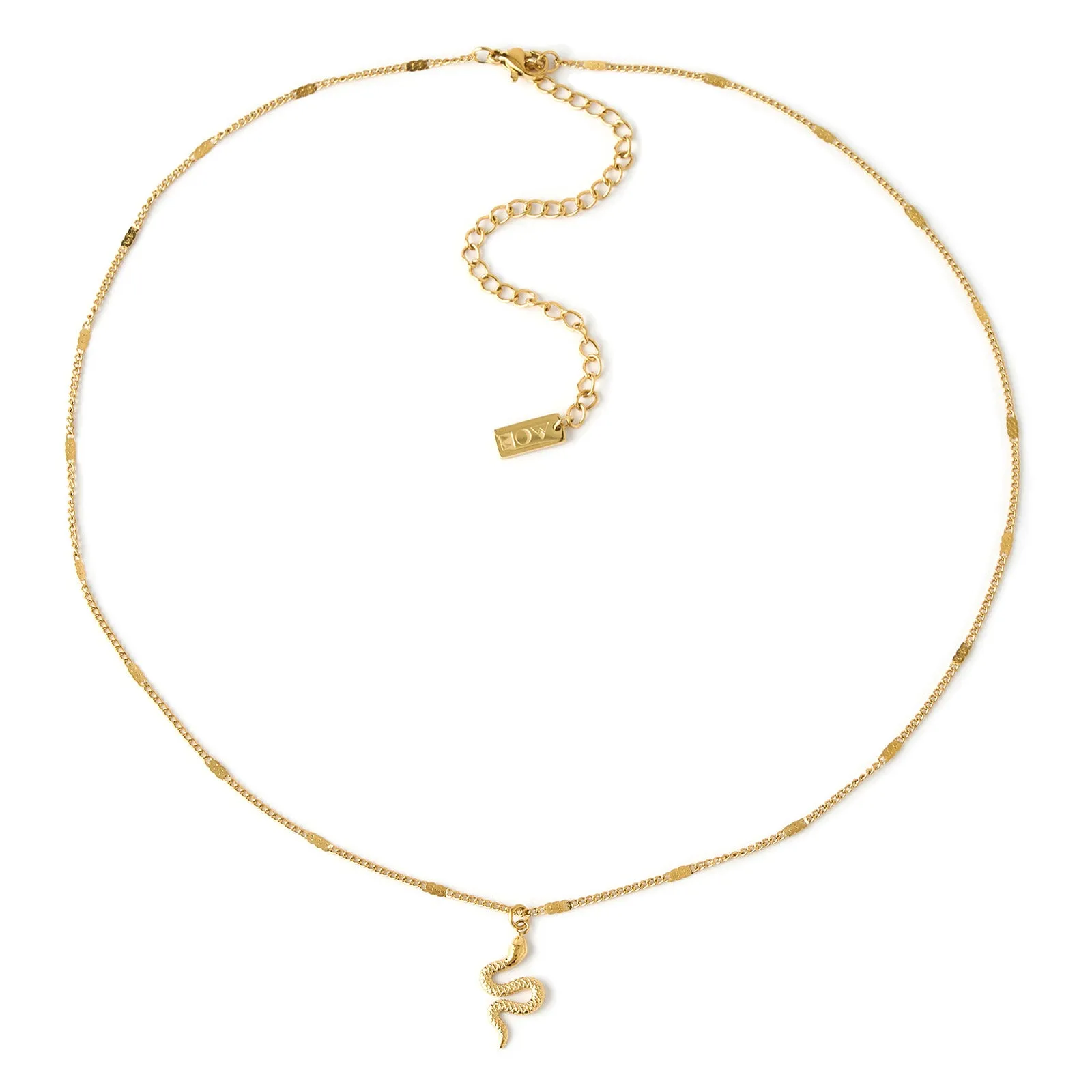 Boa Gold Necklace sold by Arms Of Eve product image thumbnail 5