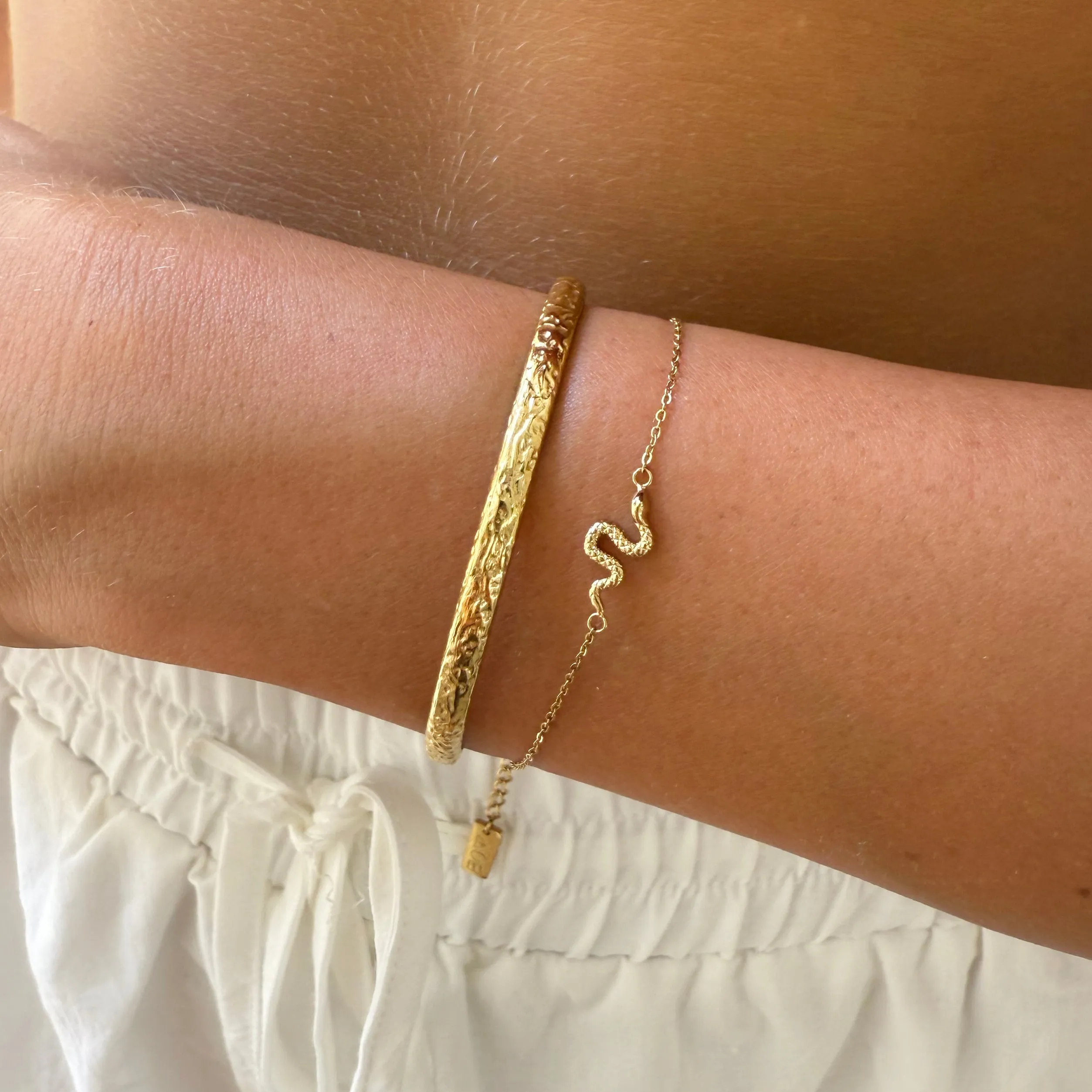 Serpent Gold Bracelet sold by Arms Of Eve product image thumbnail 2