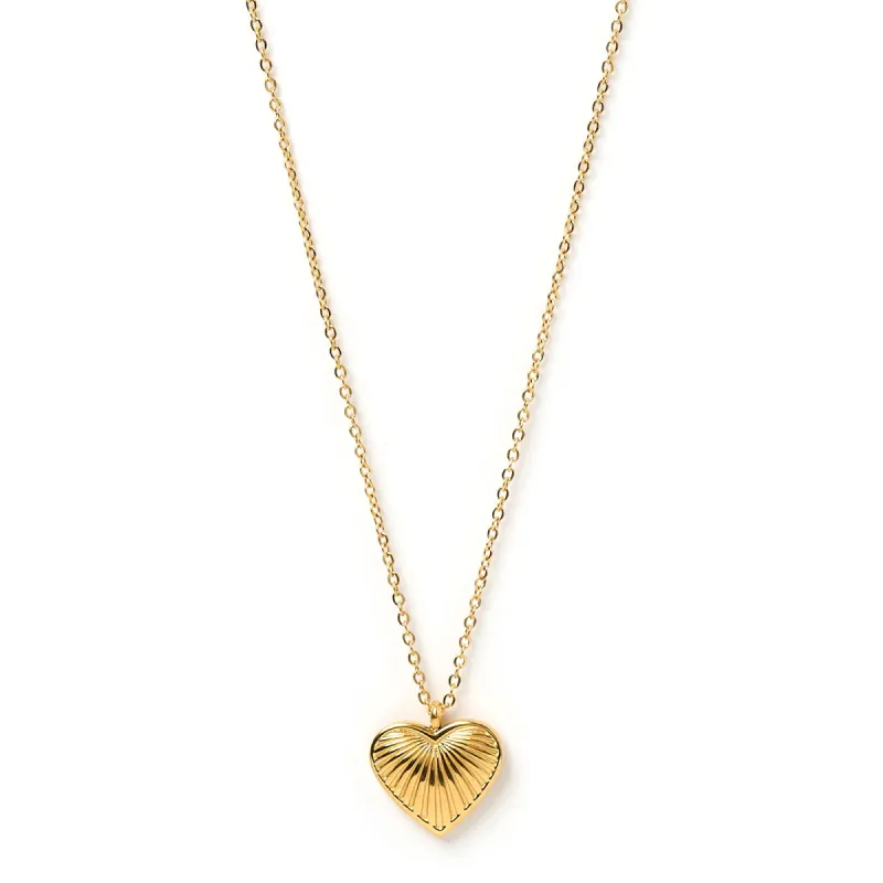Jasmine Gold Heart Necklace sold by Arms Of Eve