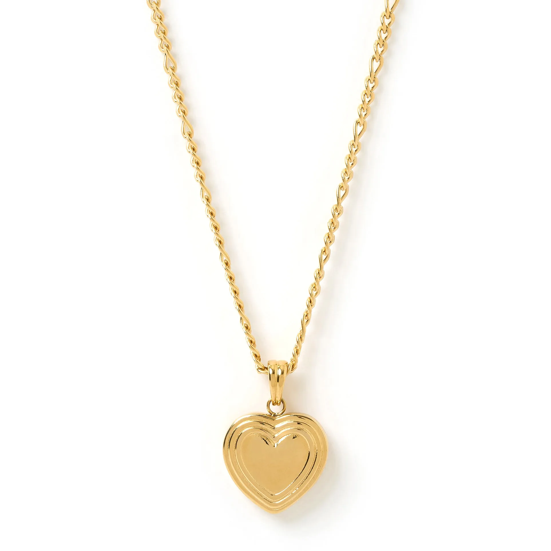 Heart Gold Locket Necklace sold by Arms Of Eve