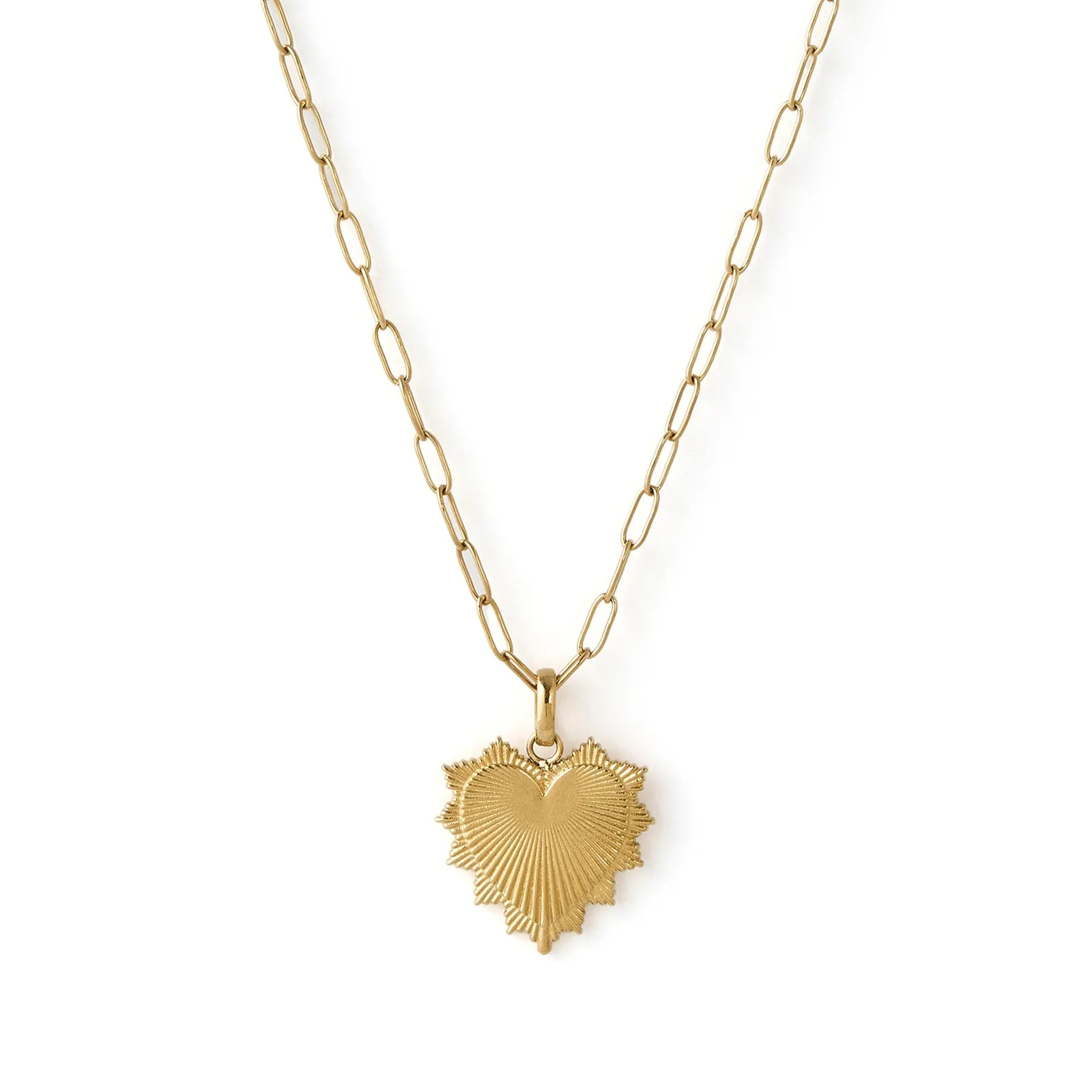 Queen Of Hearts Gold Necklace sold by Arms Of Eve