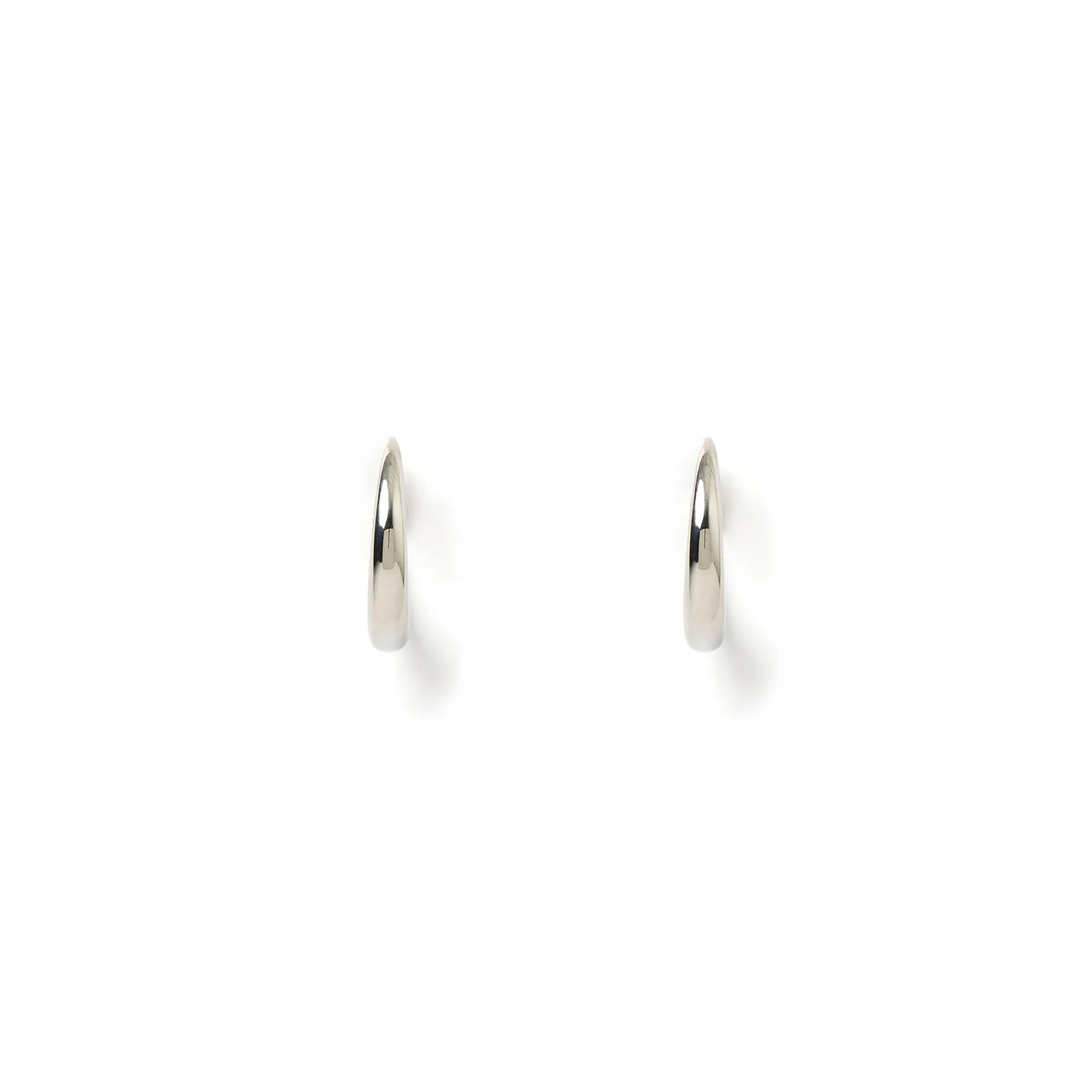 Riley Silver Hoop Earrings - Small sold by Arms Of Eve product image thumbnail 5