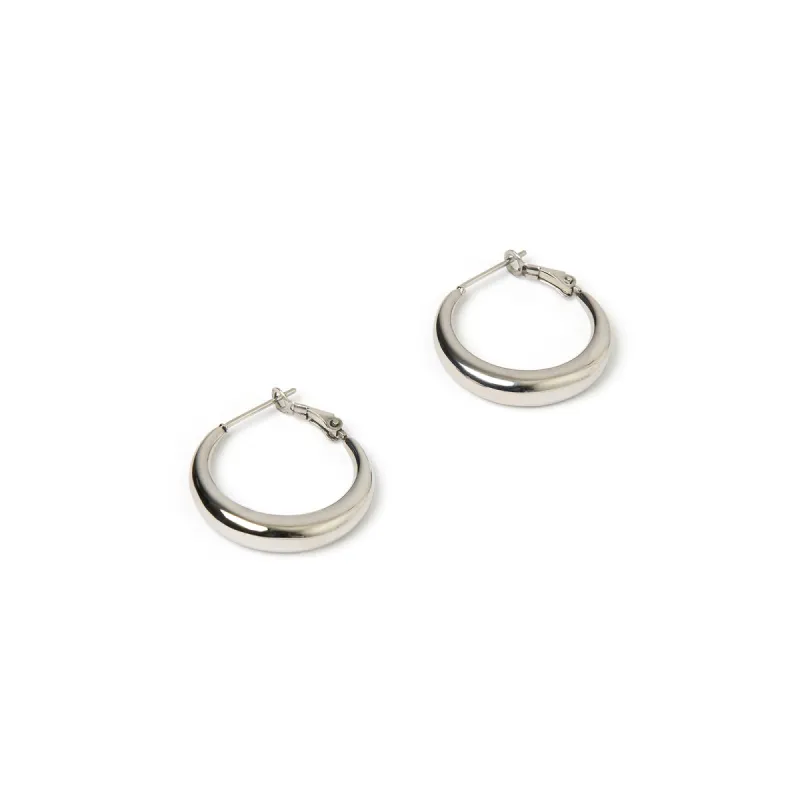 Riley Silver Hoop Earrings - Small sold by Arms Of Eve
