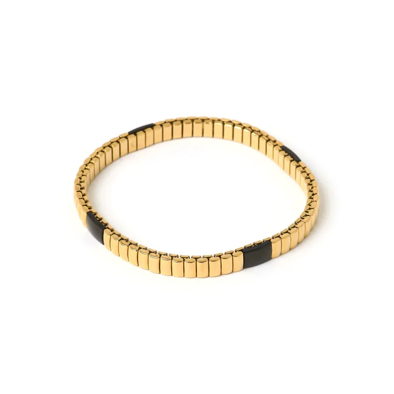Onyx Bracelet - Two Toned Black sold by Arms Of Eve