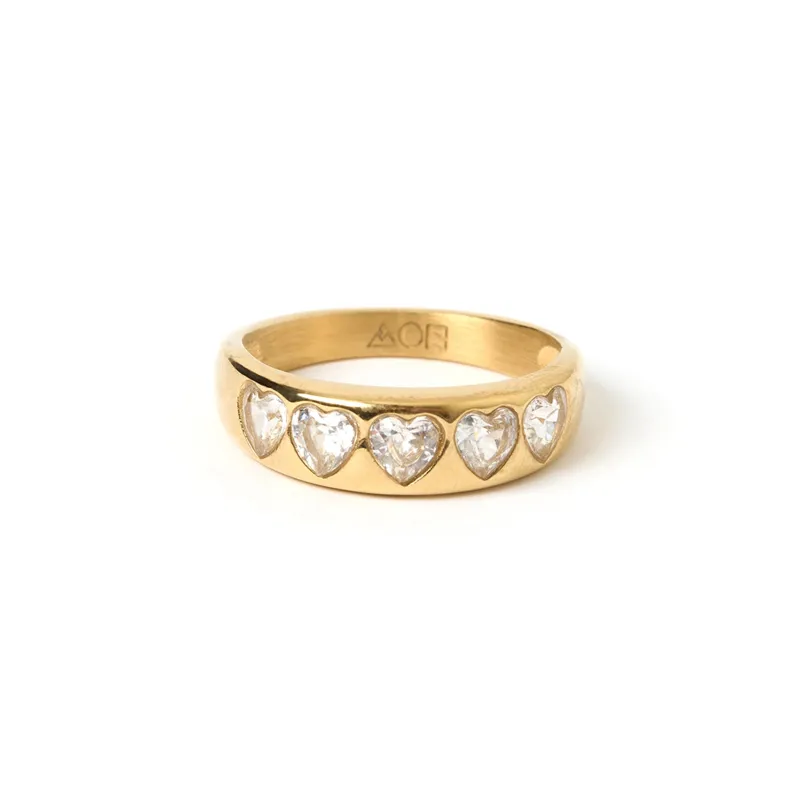 J'adore Gold Ring - Stone sold by Arms Of Eve