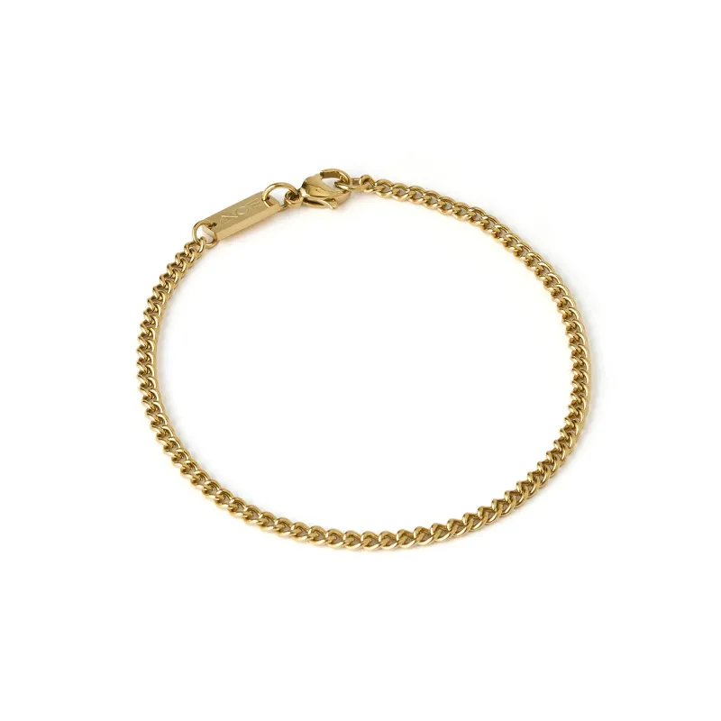 Miles Gold Men's Bracelet sold by Arms Of Eve